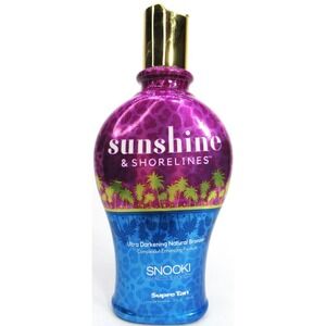 Supre Snooki Sunshine & Shorelines Tanning Bed Lotion 12oz Ultra Natural Bronzer